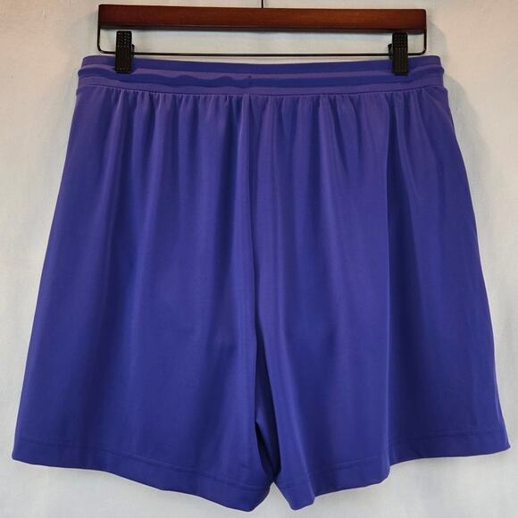 L.L. Bean BeanSport Swimwear Pull-On Nylon 5" Shorts Cobalt Blue Womens Medium - Picture 3 of 9